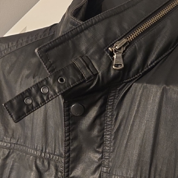 John Varvatos Black Military Field Jacket - Picture 3 of 14